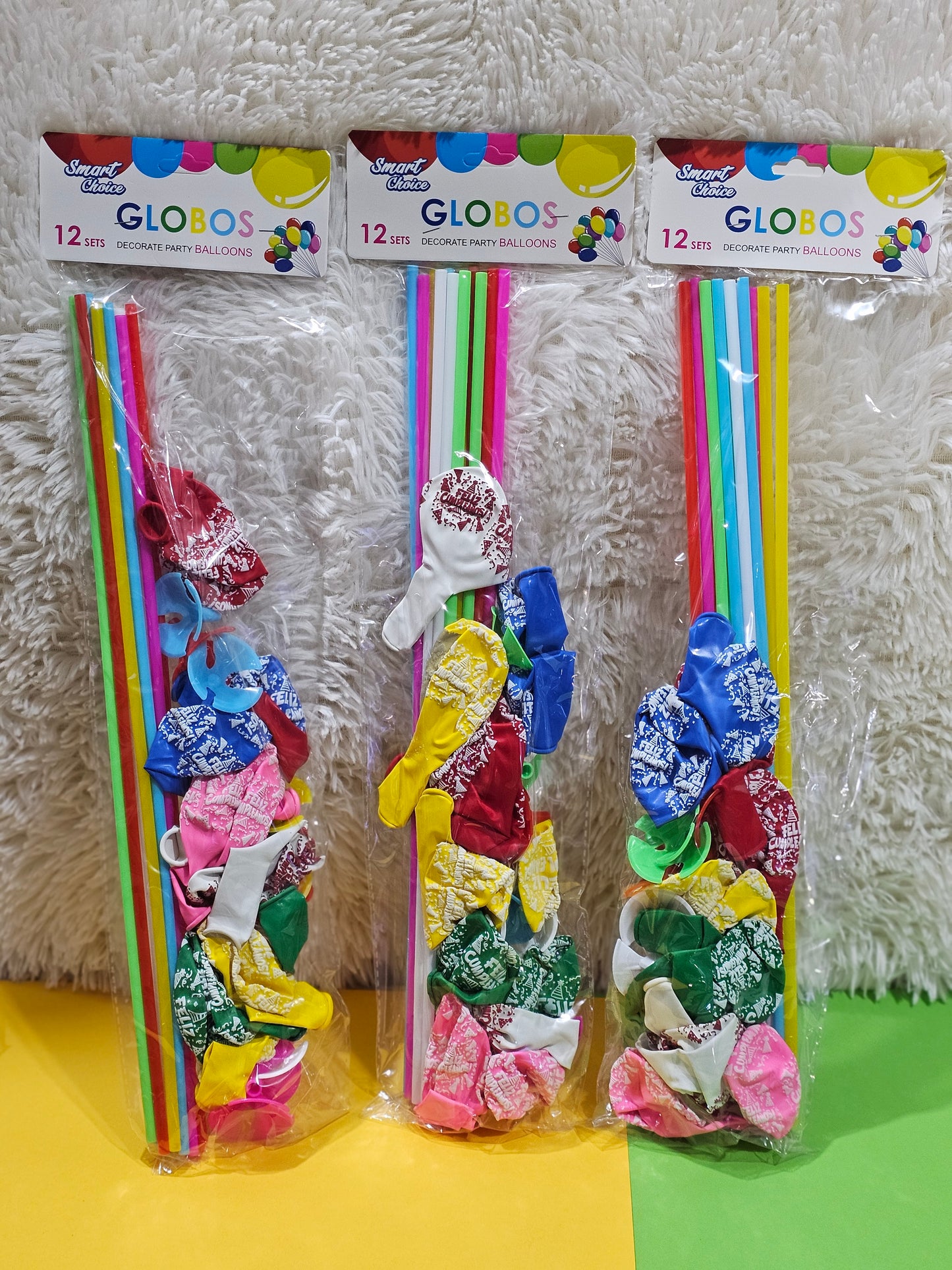 Set de globo con porta globo