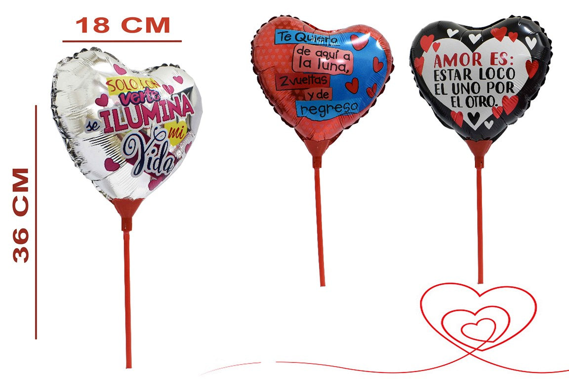 85563 GLOBO CON PALO 18*36cm