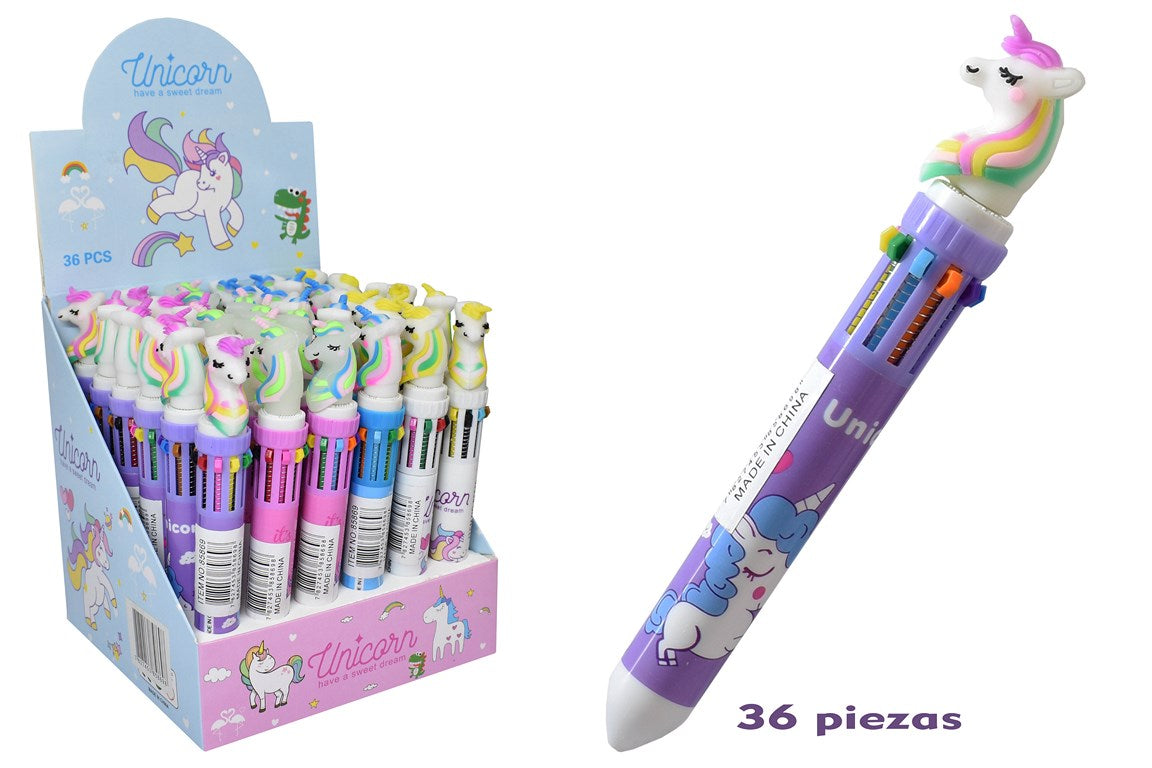 MULTILAPICERO UNICORNIO DOCENA