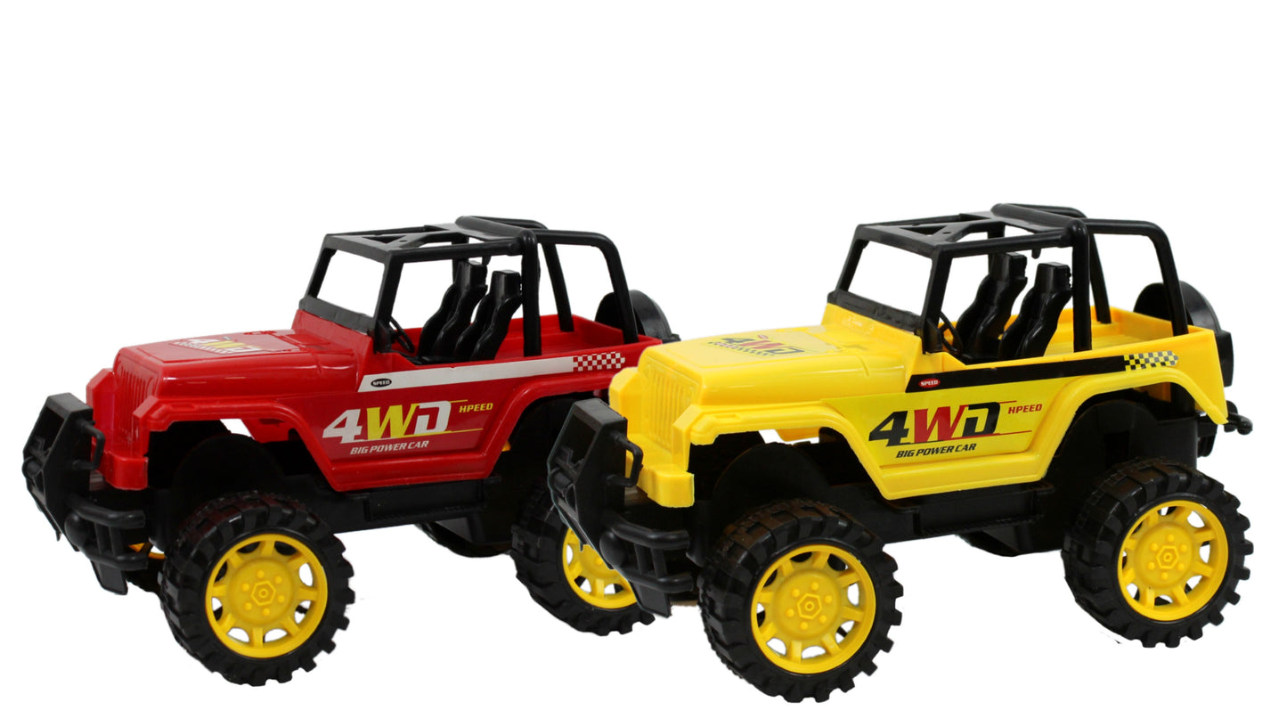 JEEP AMARILLO ROJO 4X4