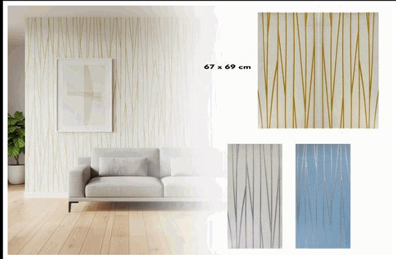 REVESTIMIENTO DECORATIVO P/PARED 67*69CM
