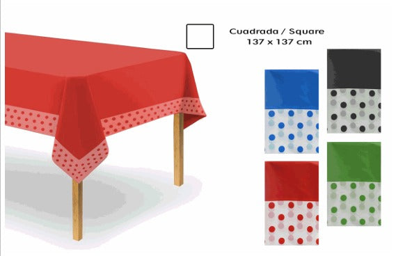 MANTEL PLASTICO 137*137cm