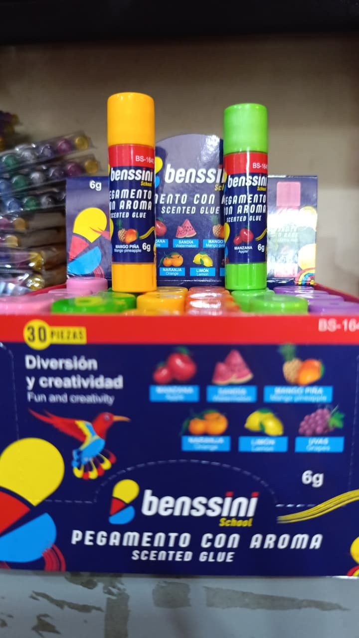 Pega en barra colores x30