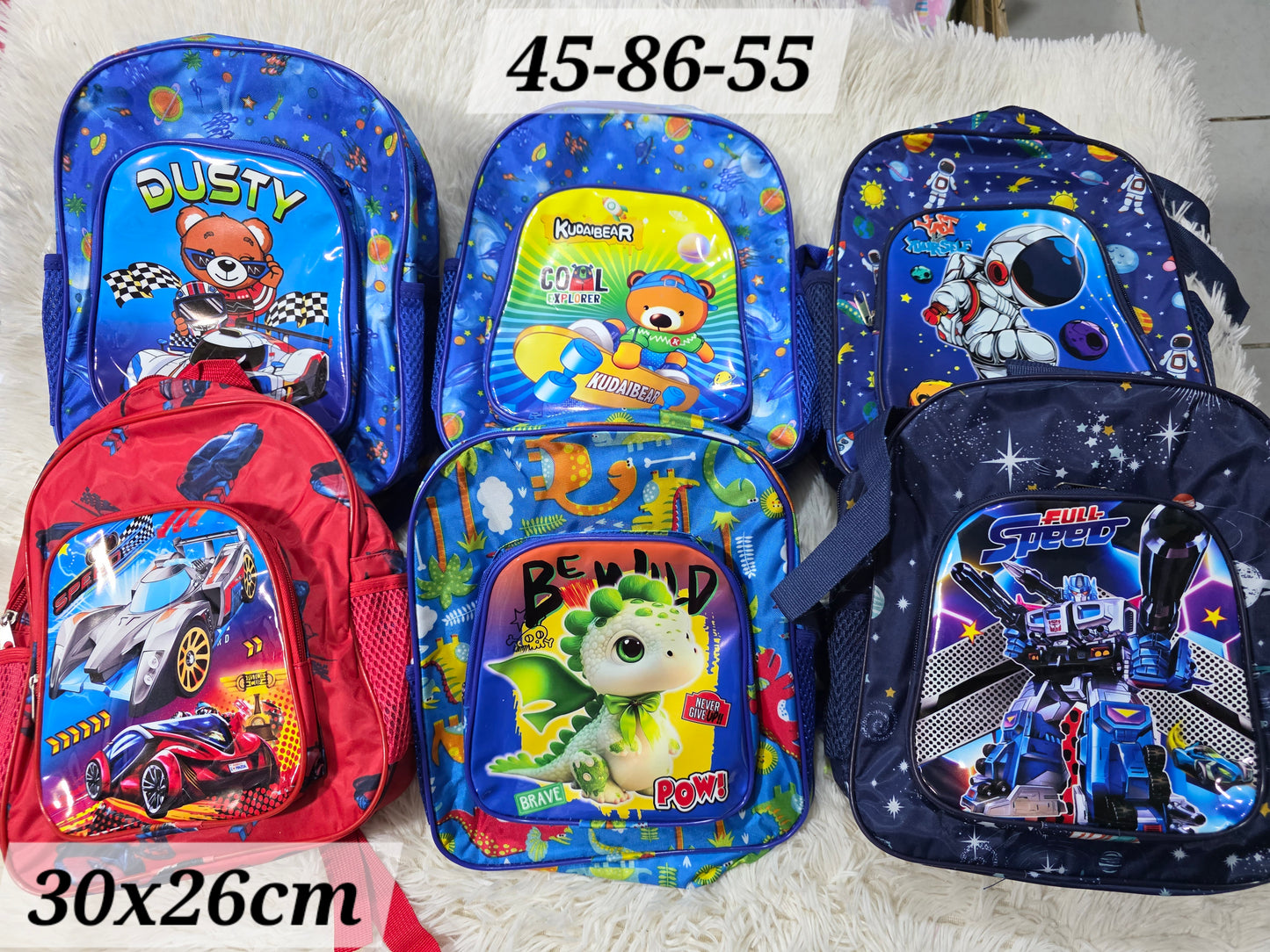 86-55 mochila niño