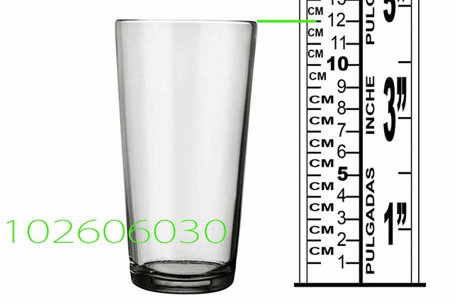 VASO DE VIDRIO 12CM 6030 DOCENA