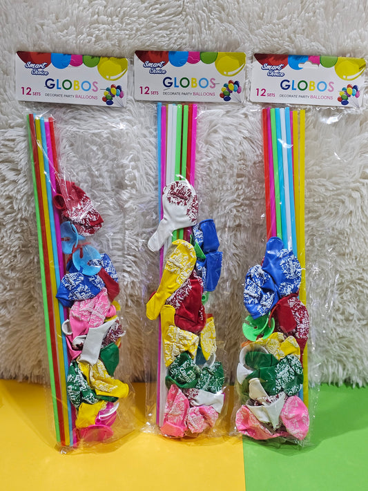 Set de globo con porta globo