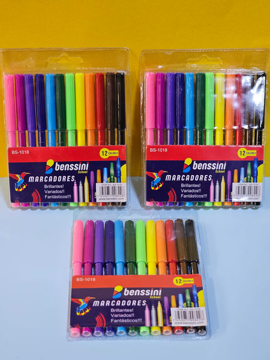 Plumones x12