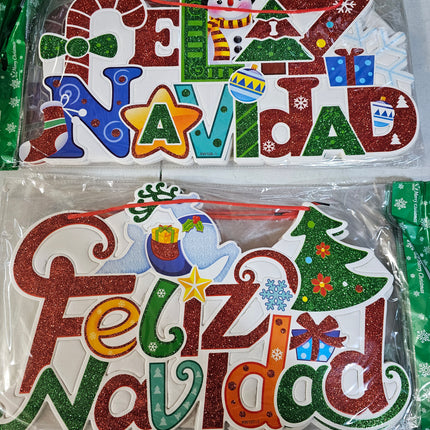 Rotulo feliz navidad