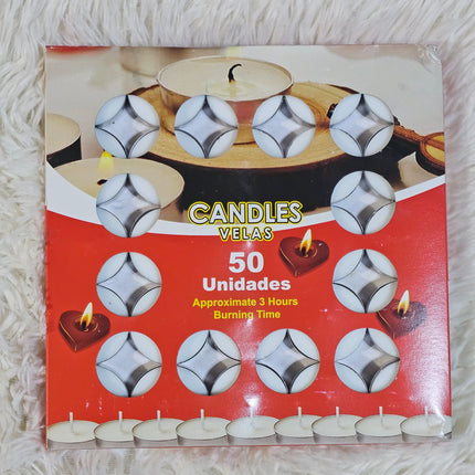 Velas caja de 50 unidades
