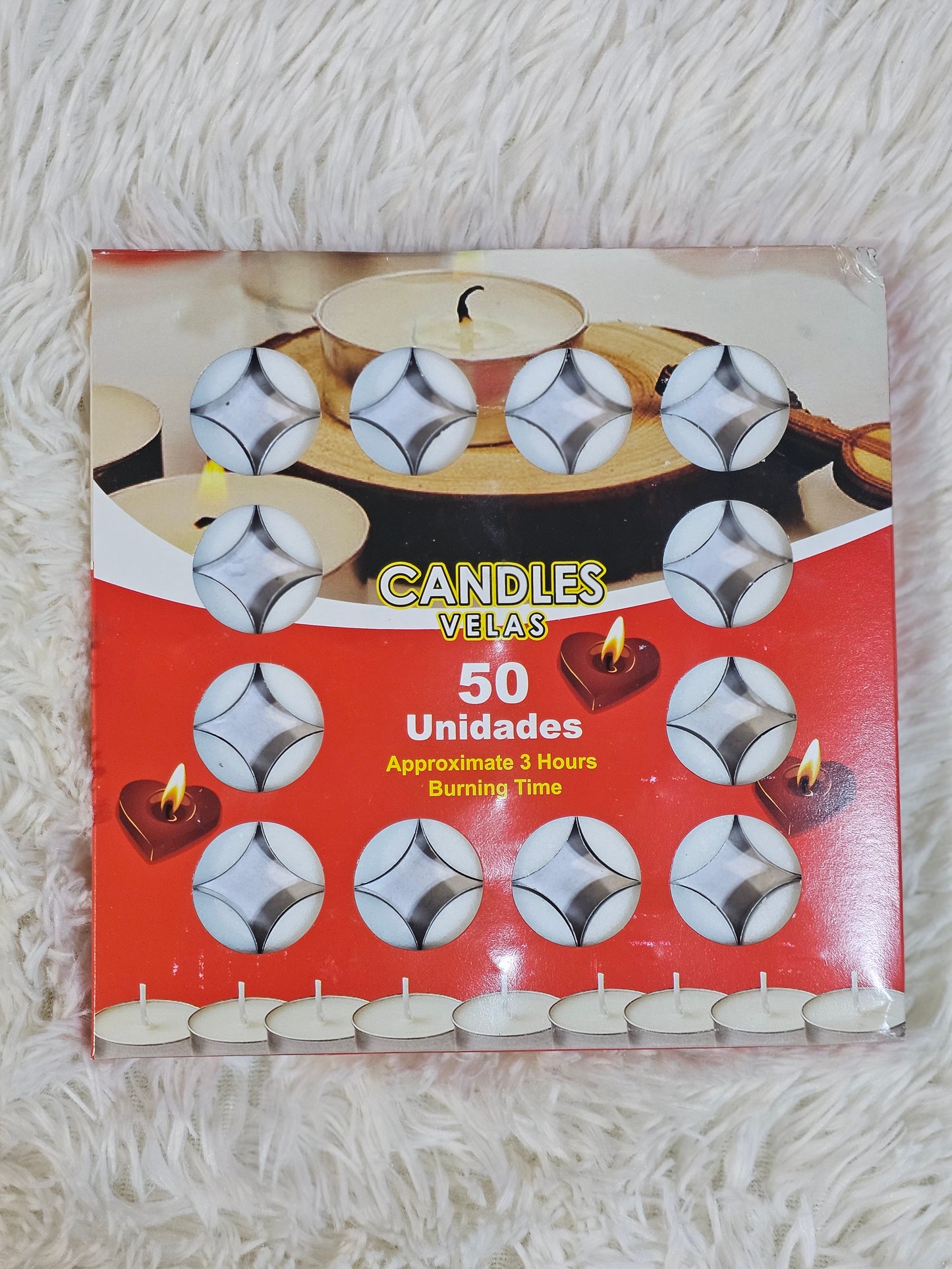 Velas caja de 50 unidades