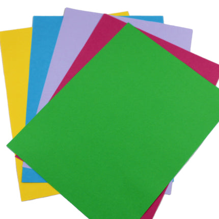 HOJAS DE COLORES X100  paquete x color