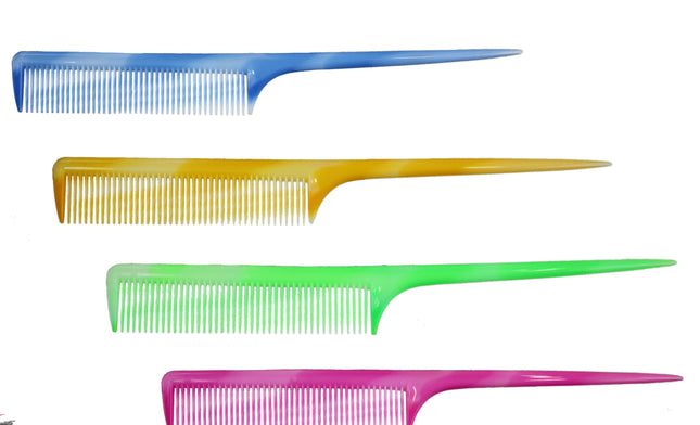 PEINE 12PCS 4 COLORES 21.5*2.5cm