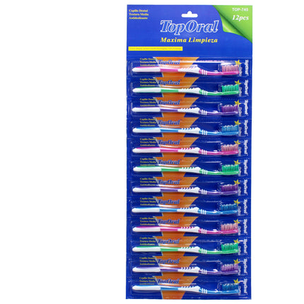 CEPILLO DE DIENTES PARA ADULTO EN TIRA X12