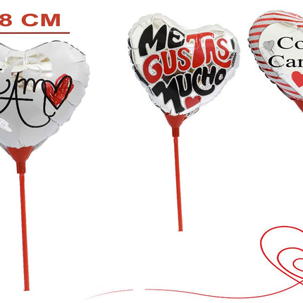 85561 GLOBO SAN VALENTIN CON PALITO