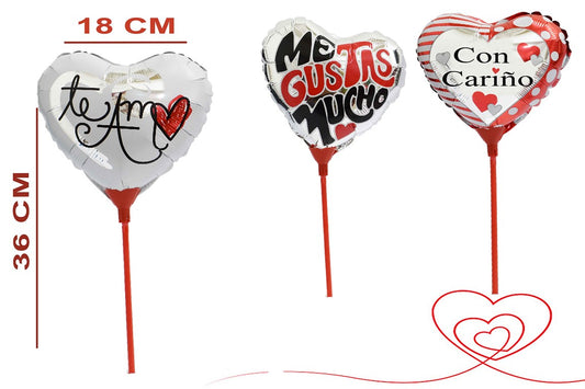 85561 GLOBO SAN VALENTIN CON PALITO