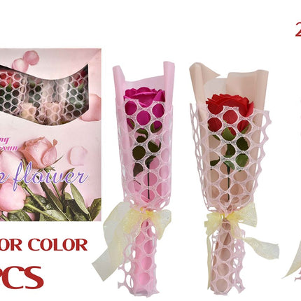 ARREGLO FLORAL 27CM CAJA DE 18PCS 5615