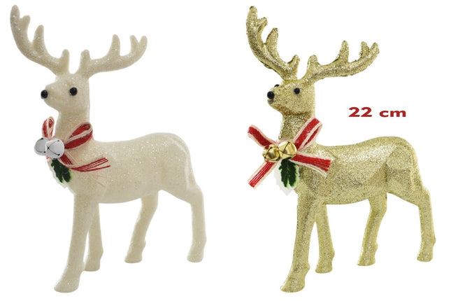 VENADO NAVIDEÑO 22cm