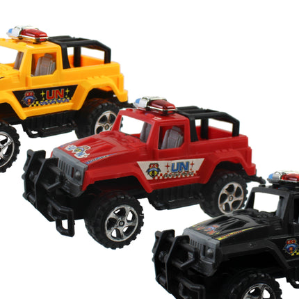 CARRO POLICIA 4X4 FRICCION