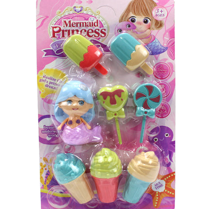 SET SIRENA CON POSTRES