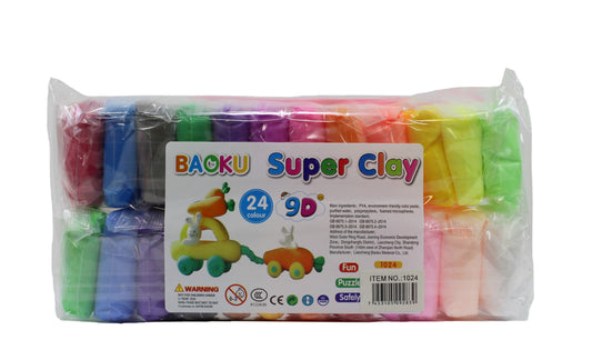 FOAMY MOLDEABLE 24 COLORES 23cm