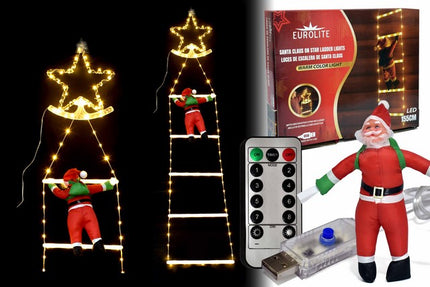 SANTA NAVIDEÑO ESCALERA