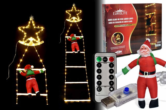 SANTA NAVIDEÑO ESCALERA