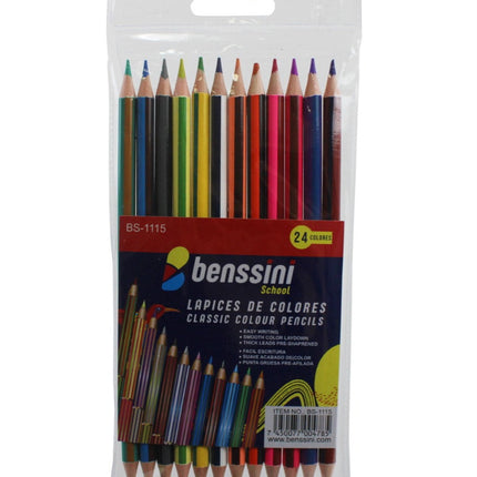 colores doble punta x12 docena