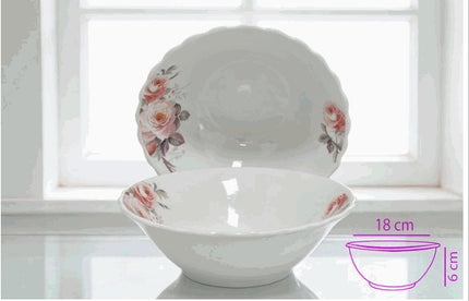 PLATO HONDO PORCELANA 7"
