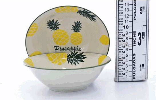PLATO HONDO PORCELANA 6" DOCENA