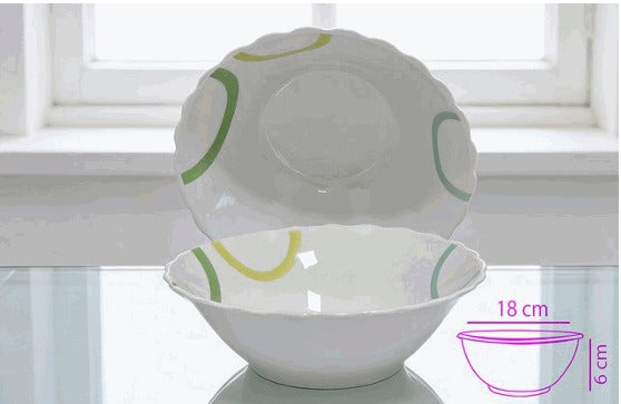PLATO HONDO PORCELANA 7" DDOCENA