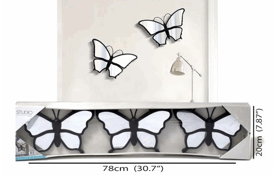 SET DE ESPEJO DE MARIPOSA 3PCS