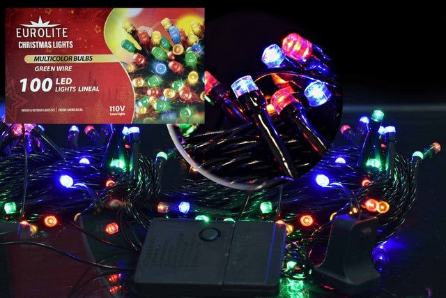 109M LUZ 100 LED LINEAL C VERDE LUZ MULTICOLOR