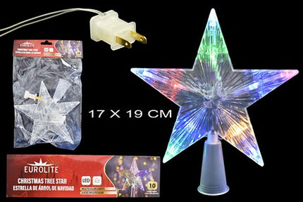 M16 eSTRELLA NAVIDEÑA PARA ARBOL MULTICOLOR