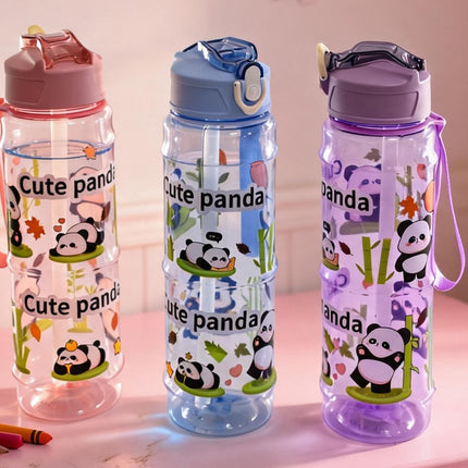 BOTELLA PLASTICA OSO PANDA