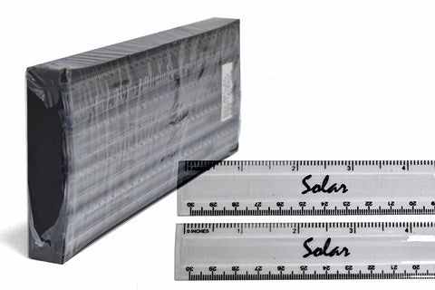 REGLA 30CM PLASTICA TRANSPARENTE CAJA