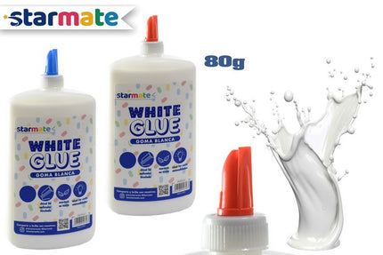 PEGA BLANCA DE 80G 12pcs