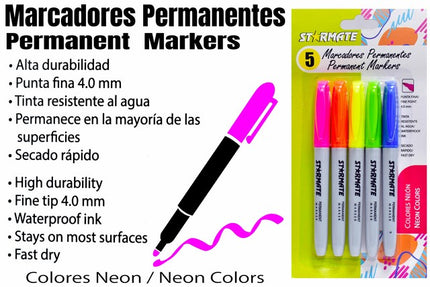 PLUMON COLOR NEON 5pcs