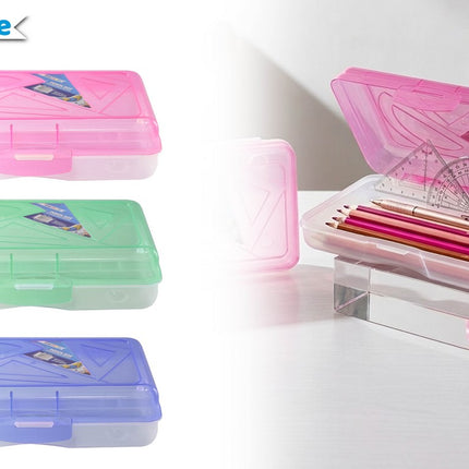 CAJA PLASTICA P/LAPIZ 19*11*/5cm