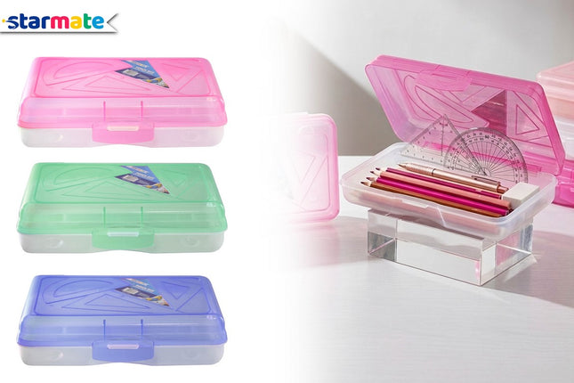 CAJA PLASTICA P/LAPIZ 19*11*/5cm