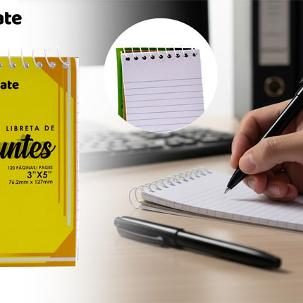 LIBRETA DE NOTAS 120pg/60hojas