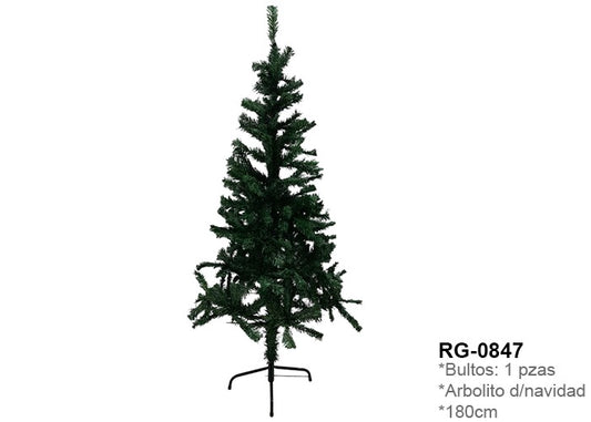 0847 ARBOL NAVIDEÑO 1.8mts