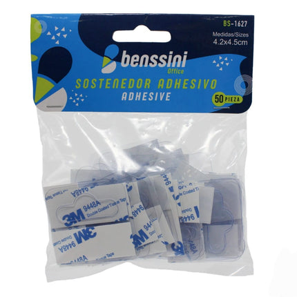1627 soporte adhesivo 4.2*4.5cm 50pcs por bolsa