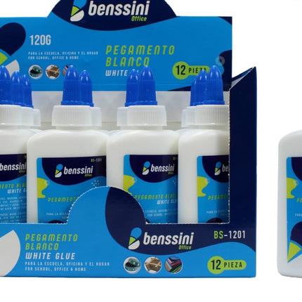 1201 PEGA LIQUIDA BLANCA 120gr 12pcs
