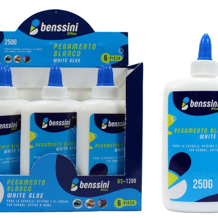 1200 PEGA BLANCA 250gr 6pcs