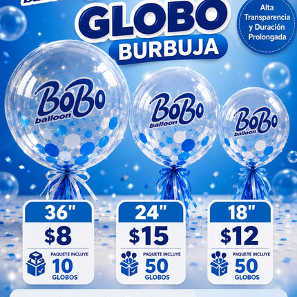 Globo burbuja 36" x10