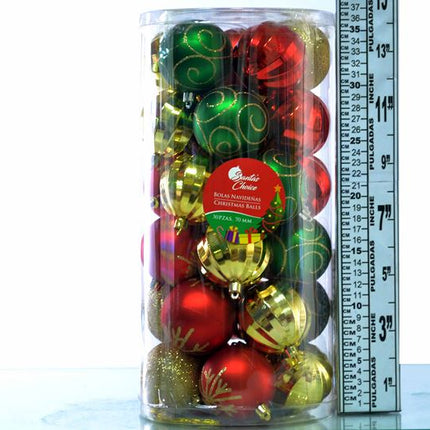 454 SET DE ESFERAS NAVIDEÑAS