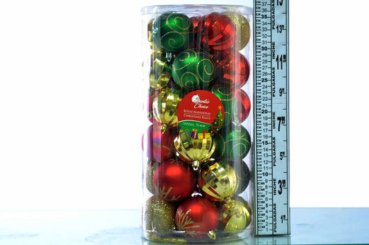 454 SET DE ESFERAS NAVIDEÑAS