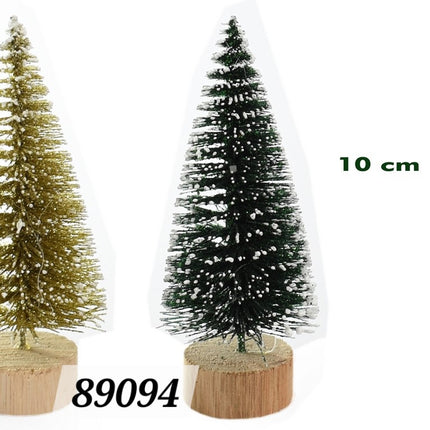 Arbol navideño de mesa 10cm 2pc