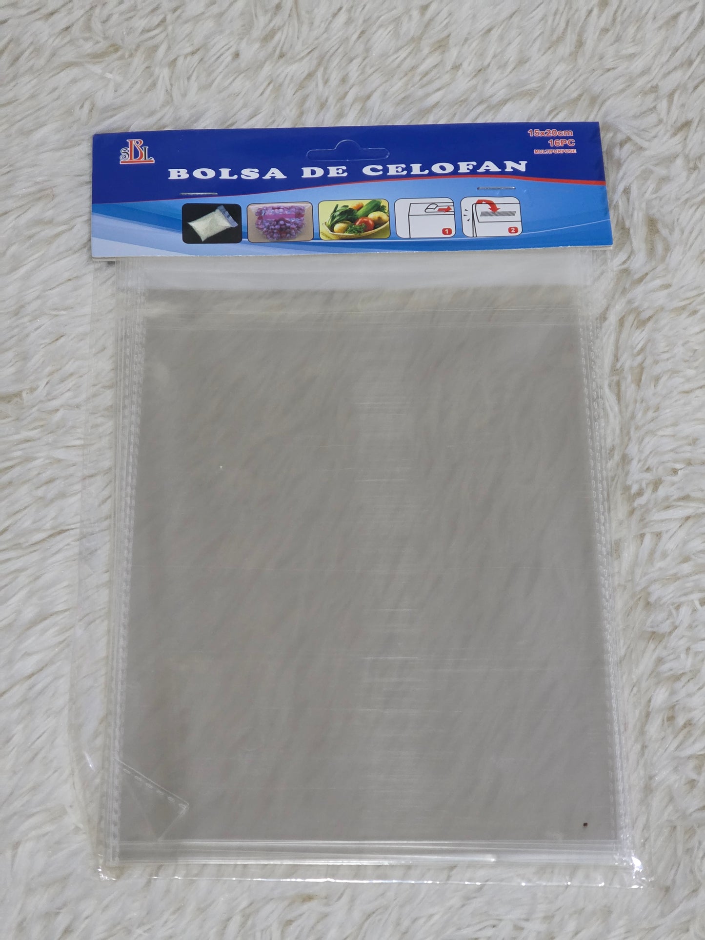 Bolsa celofan 15x20cm x16