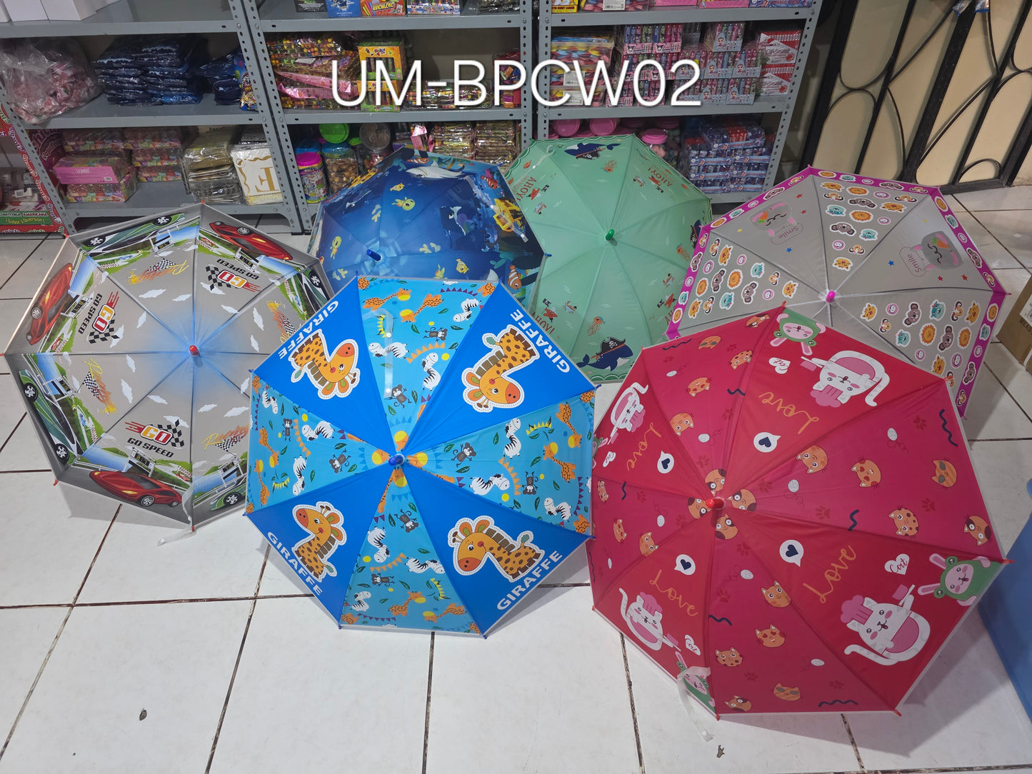 Sombrilla para niños plastico
